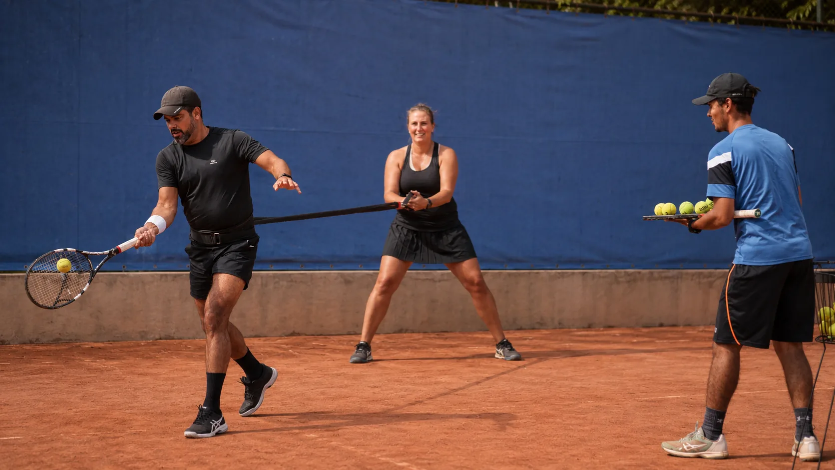 Treino de tênis de performance
